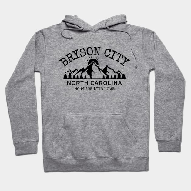 Bryson City, North Carolina Hometown Hoodie by Mountain Morning Graphics